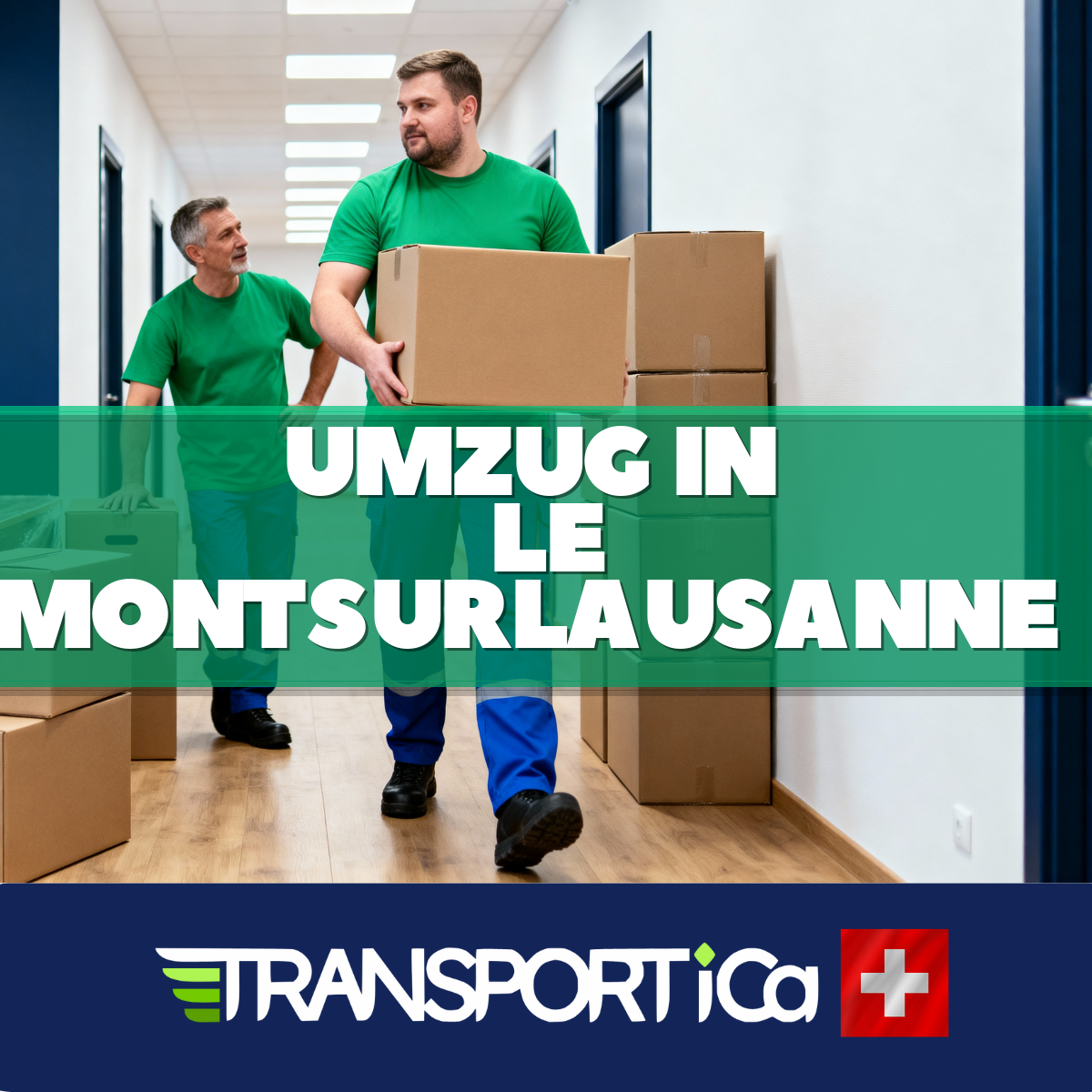 Firmenumzug in Le Mont-sur-Lausanne