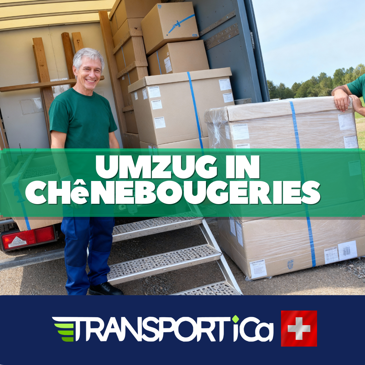 Klaviertransport in Chêne-Bougeries