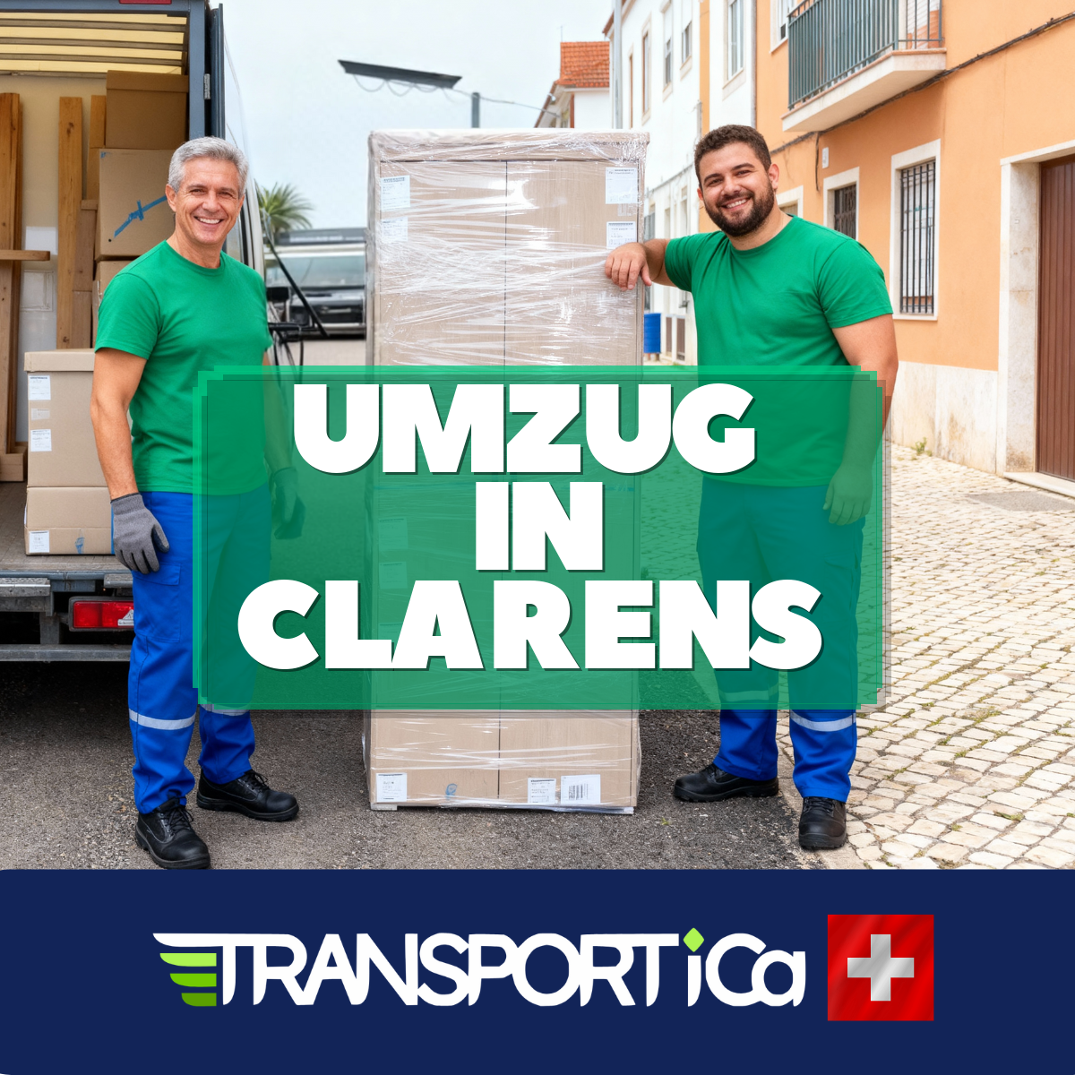 Klaviertransport in Clarens