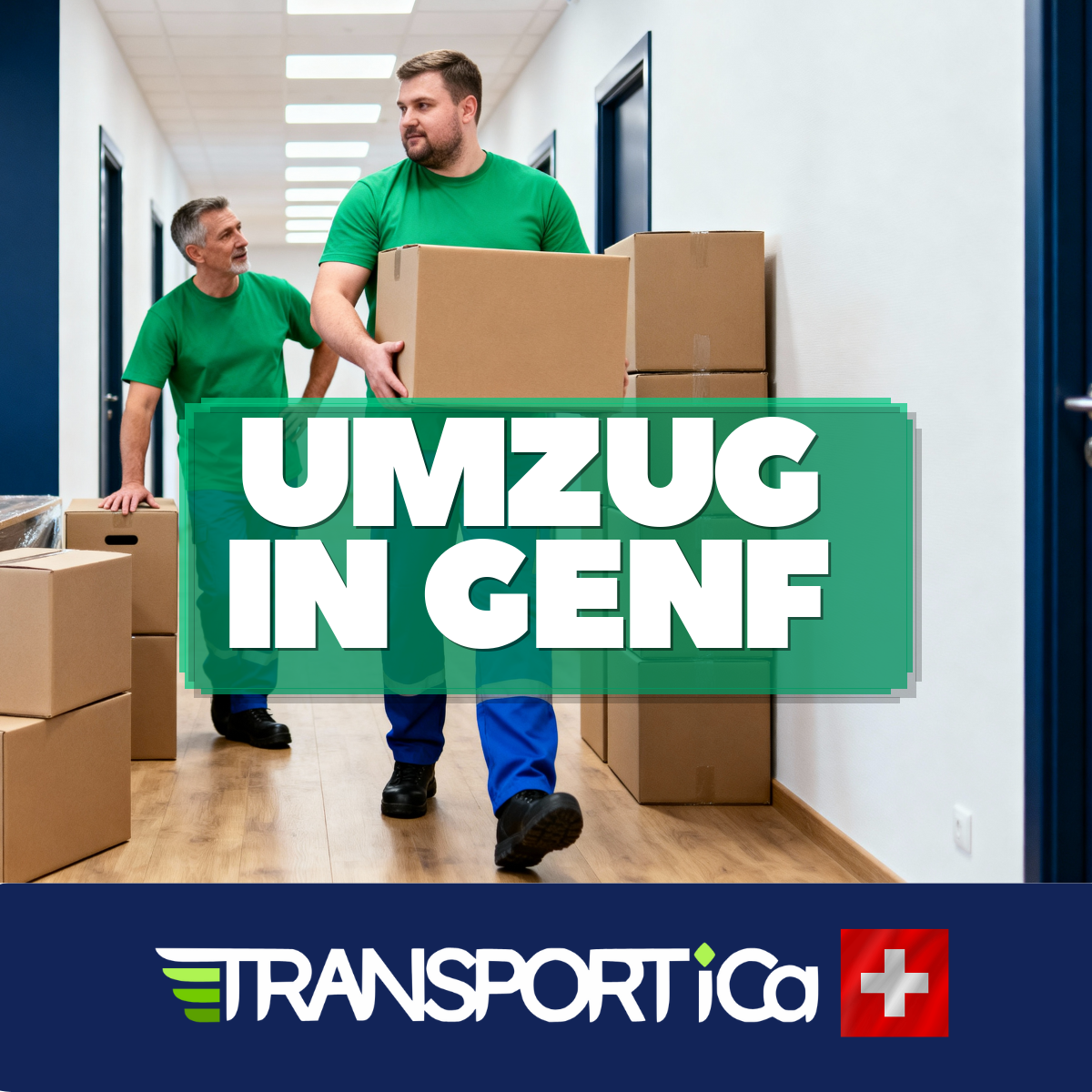 Klaviertransport in Genf