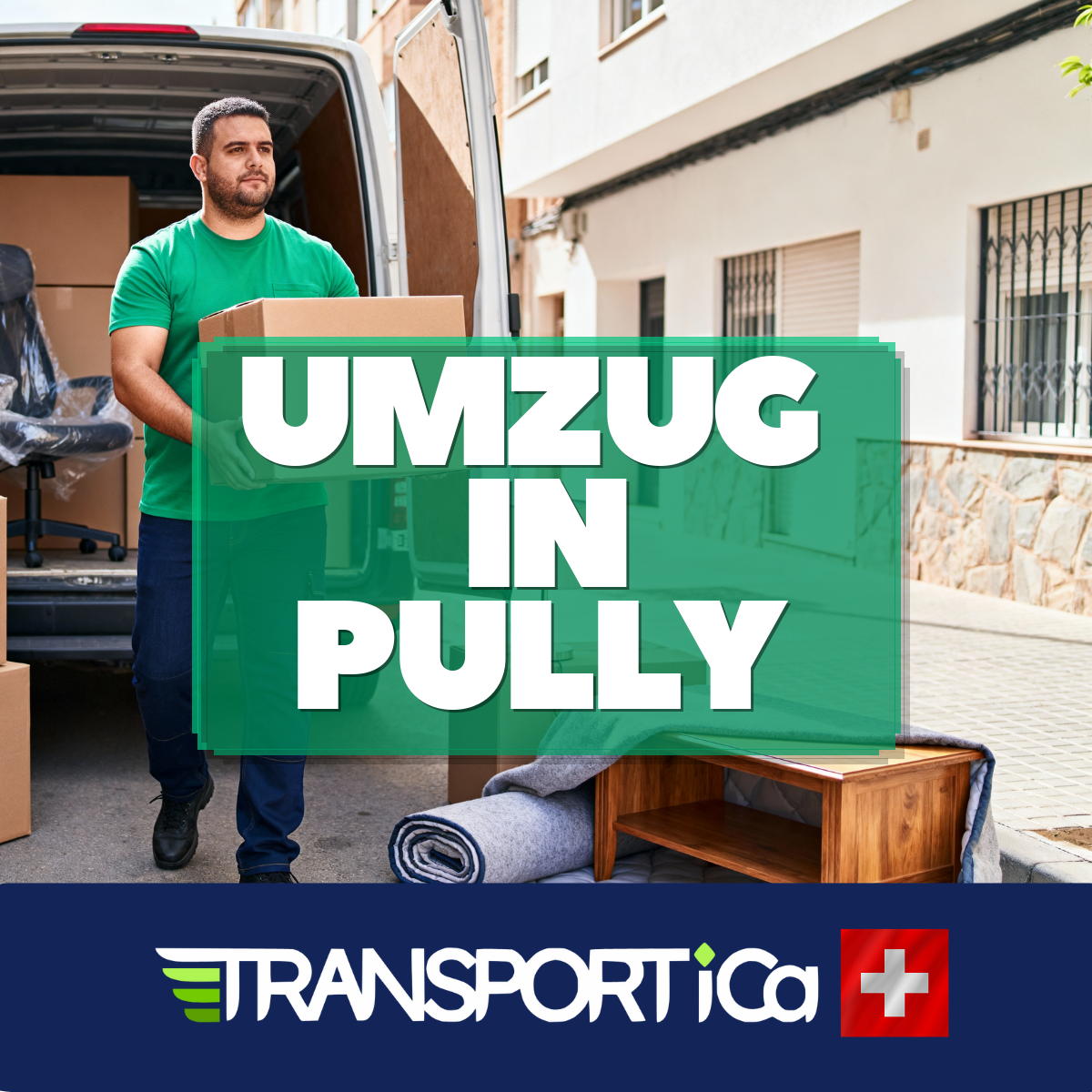 Klaviertransport in Pully