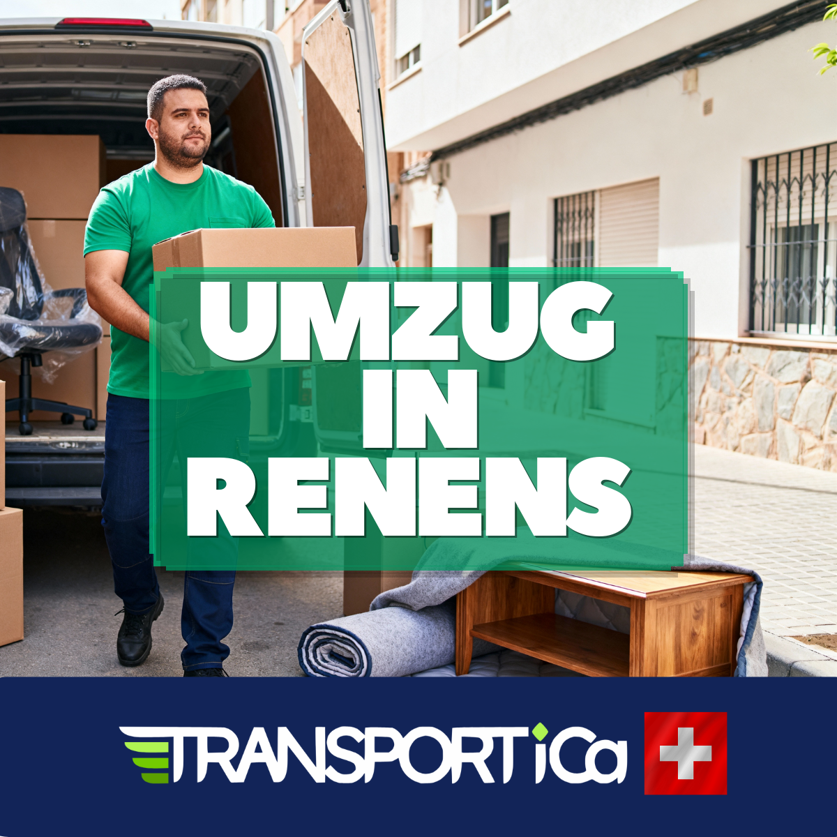 Klaviertransport in Renens