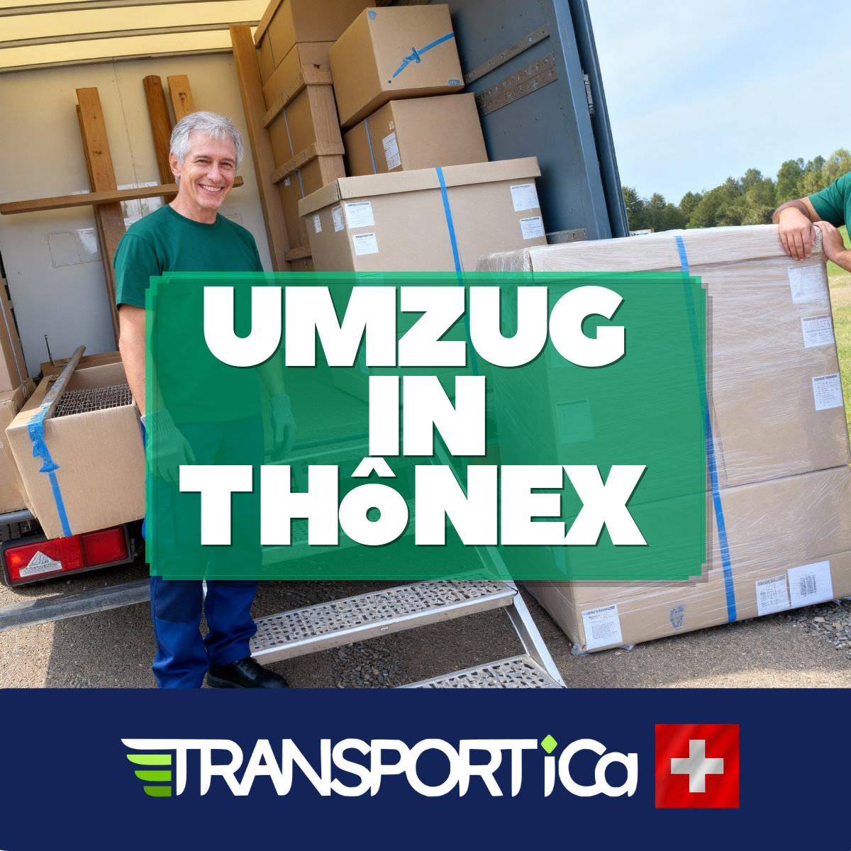 Klaviertransport in Thônex