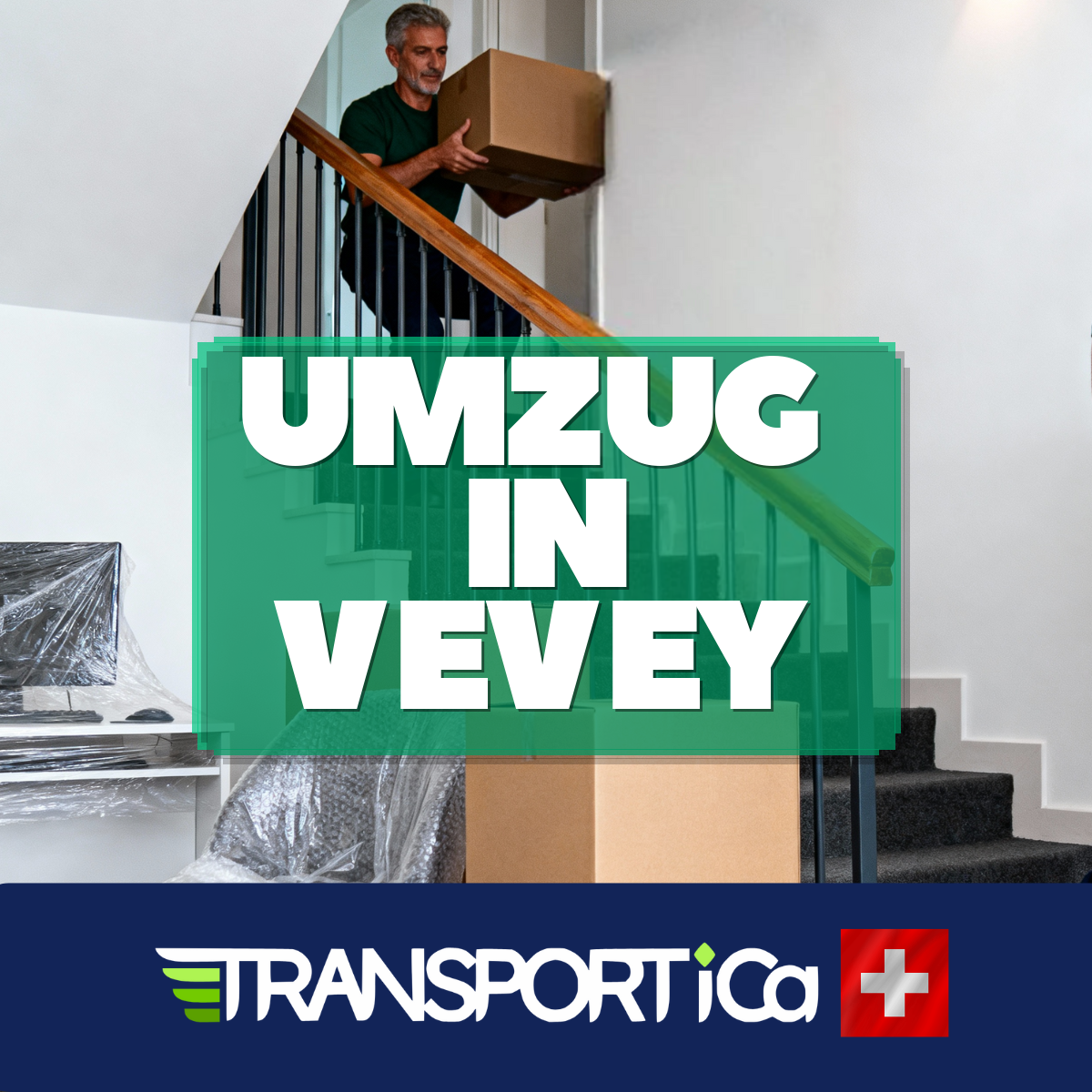 Klaviertransport in Vevey