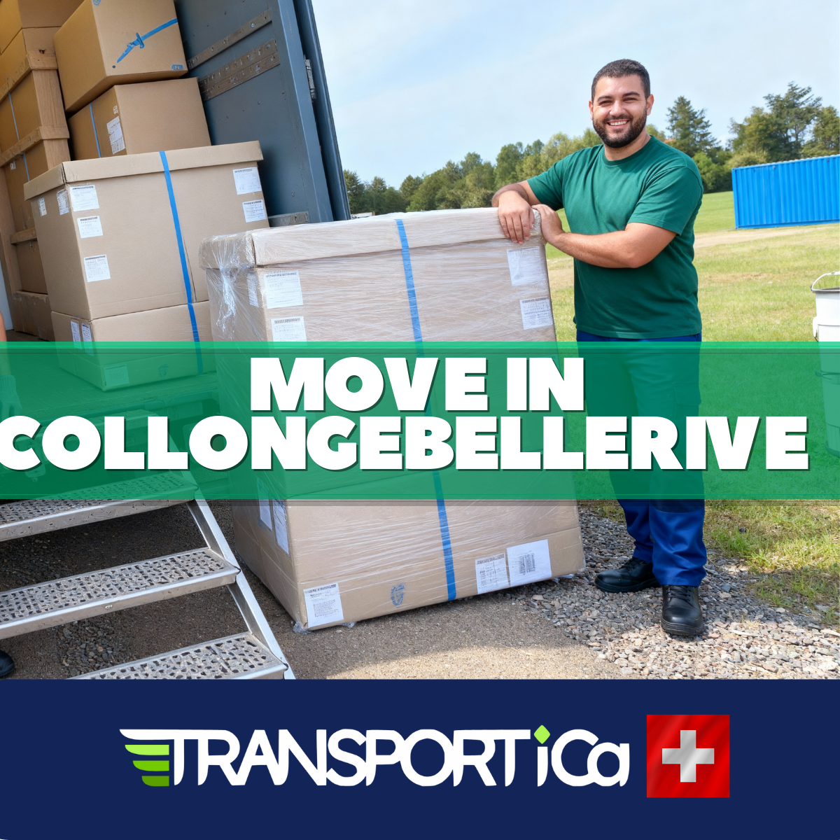Piano transport in Collonge-Bellerive