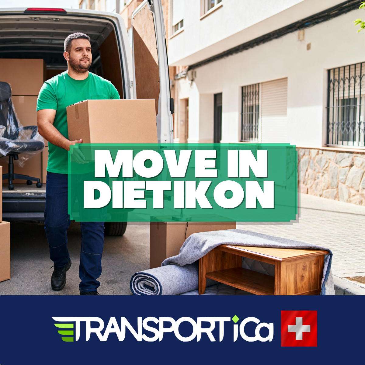 Piano transport in Dietikon