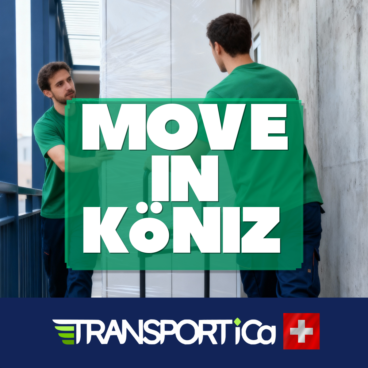 Piano transport in Köniz
