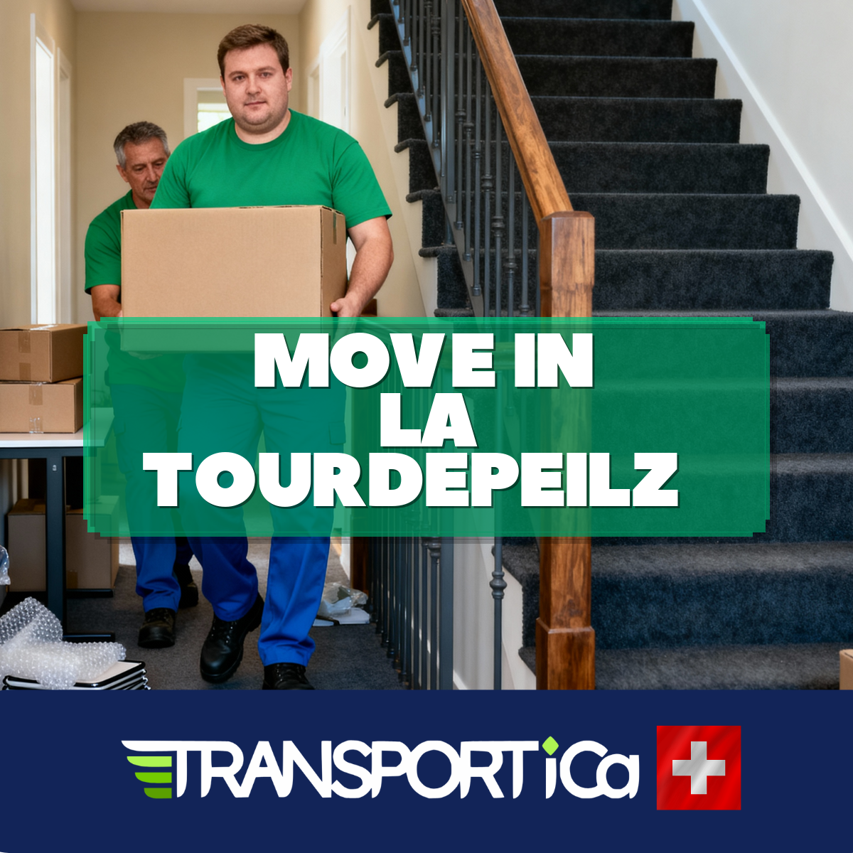 Piano transport in La Tour-de-Peilz