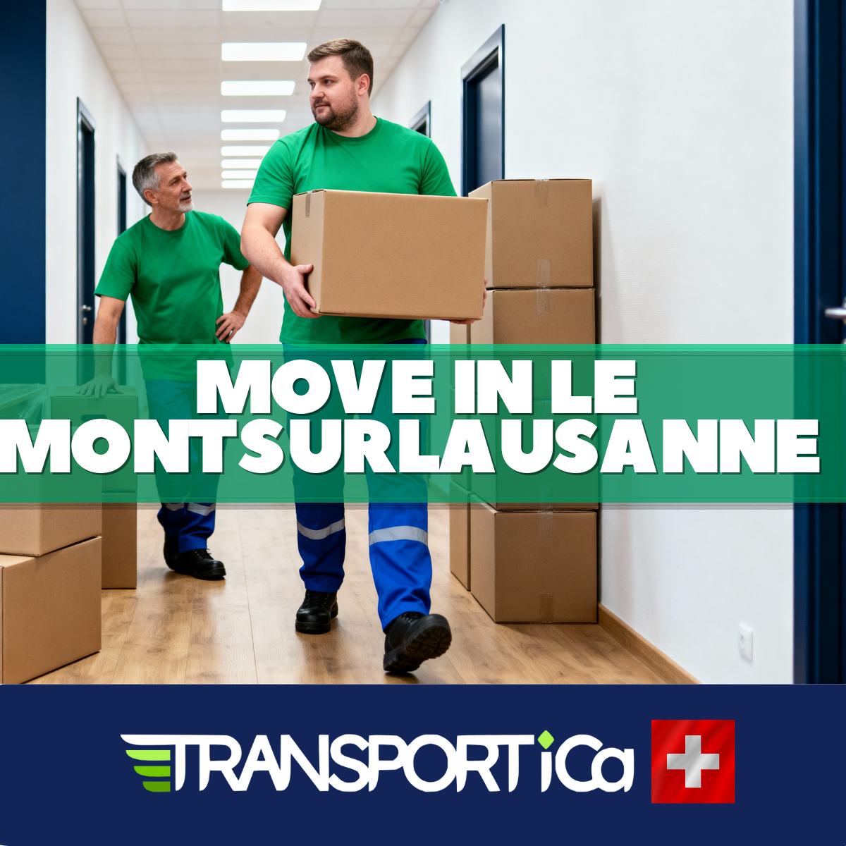 Piano transport in Le Mont-sur-Lausanne