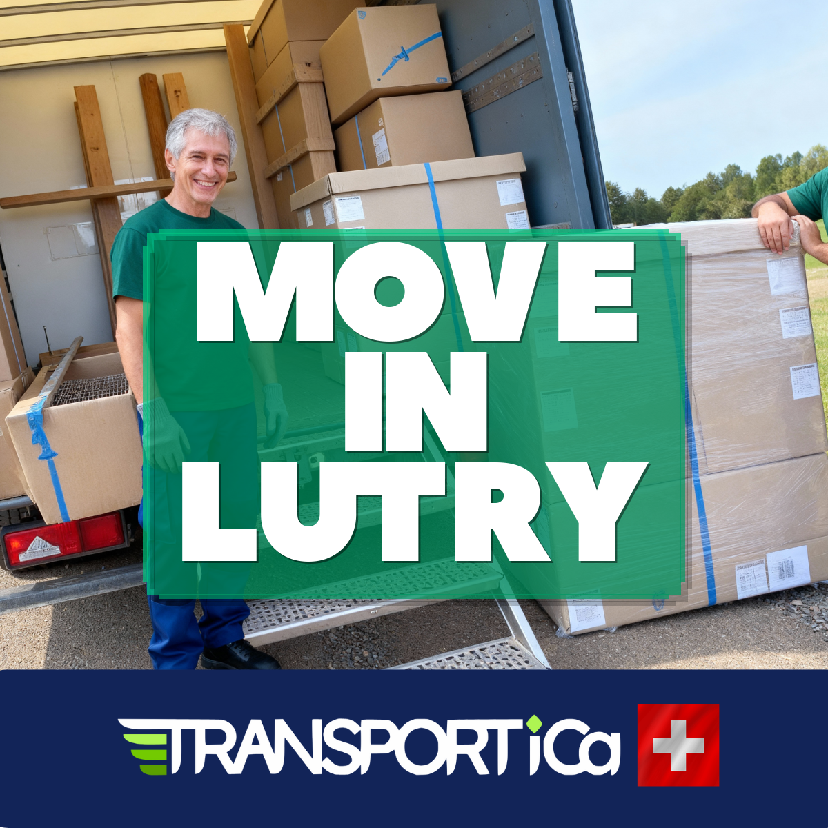 Piano transport in Lutry