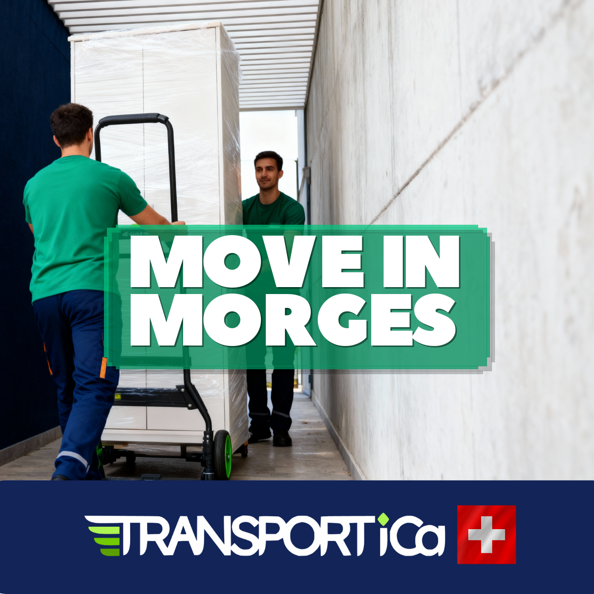 Piano transport in Morges