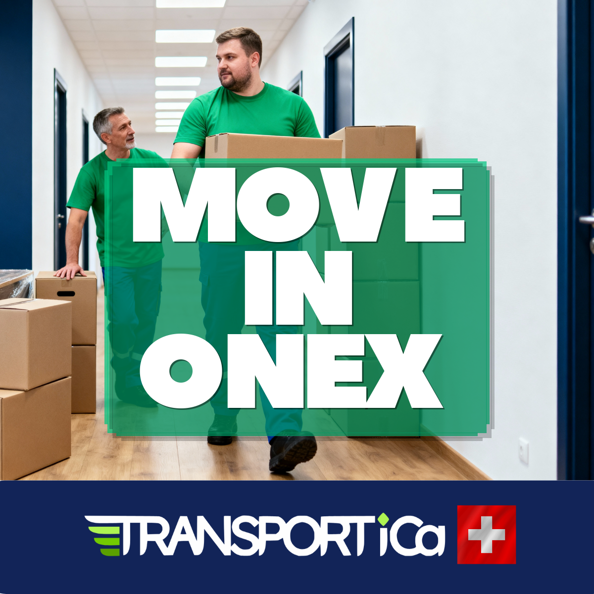 Piano transport in Onex