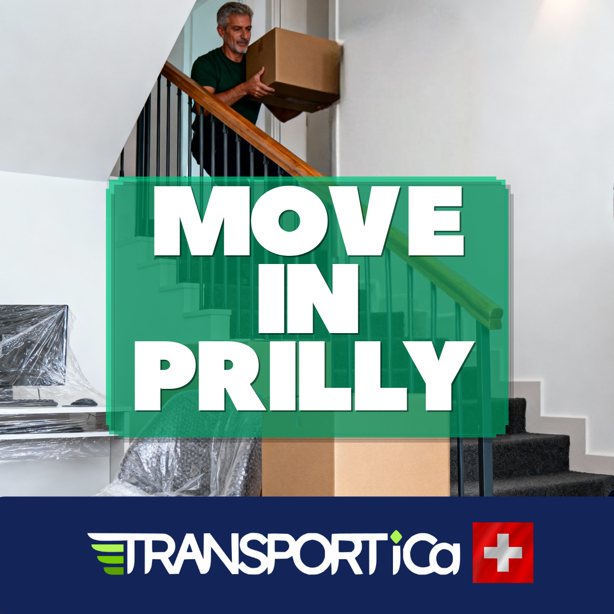 Piano transport in Prilly