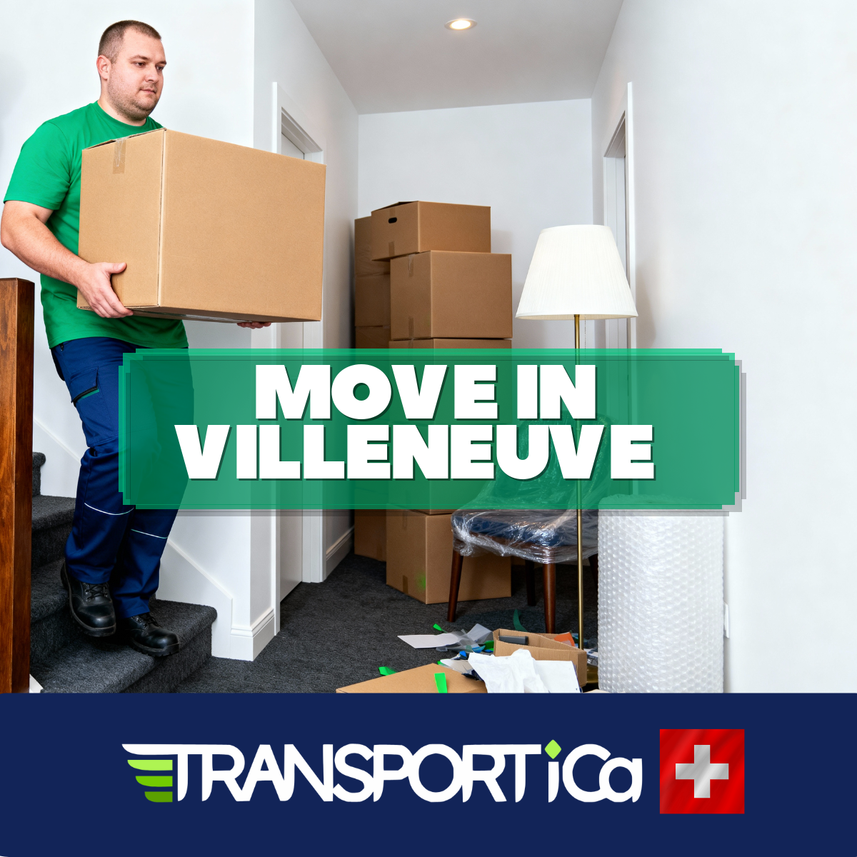 Piano transport in Villeneuve