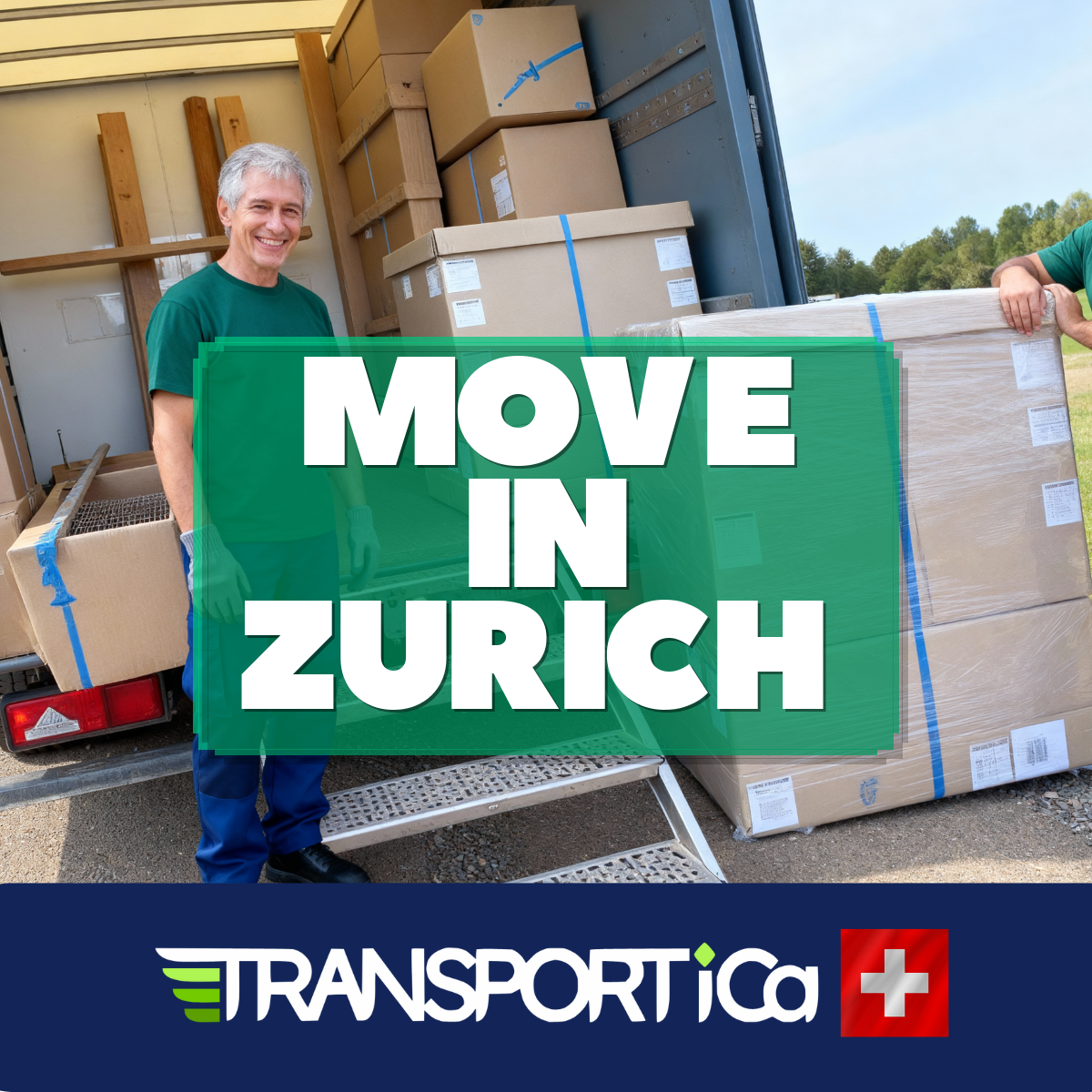 Piano transport in Zürich