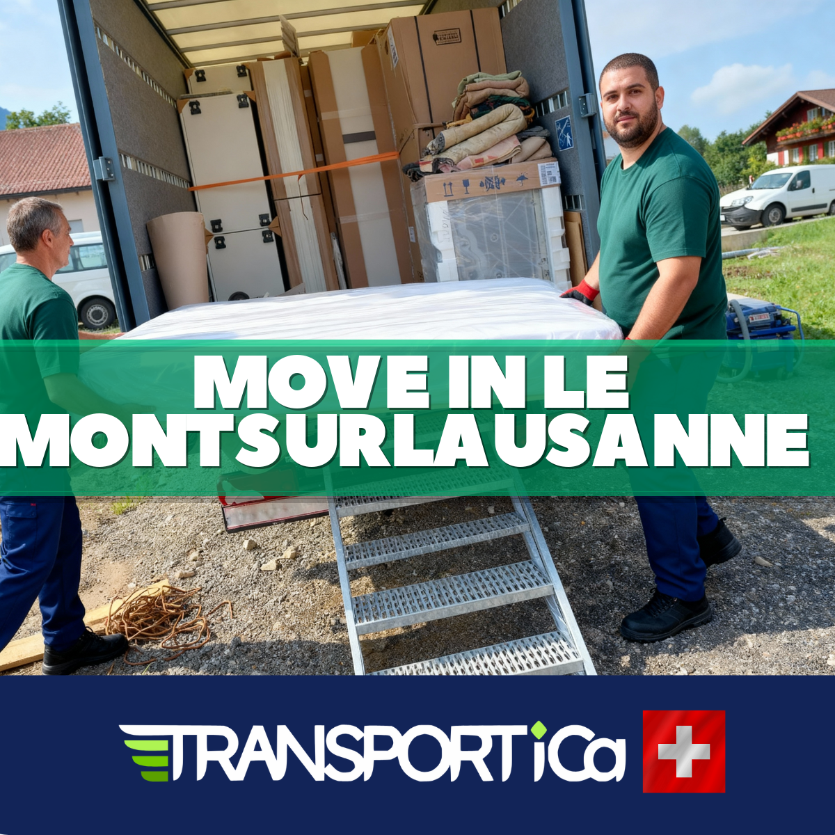 Private move / residential move in Le Mont-sur-Lausanne