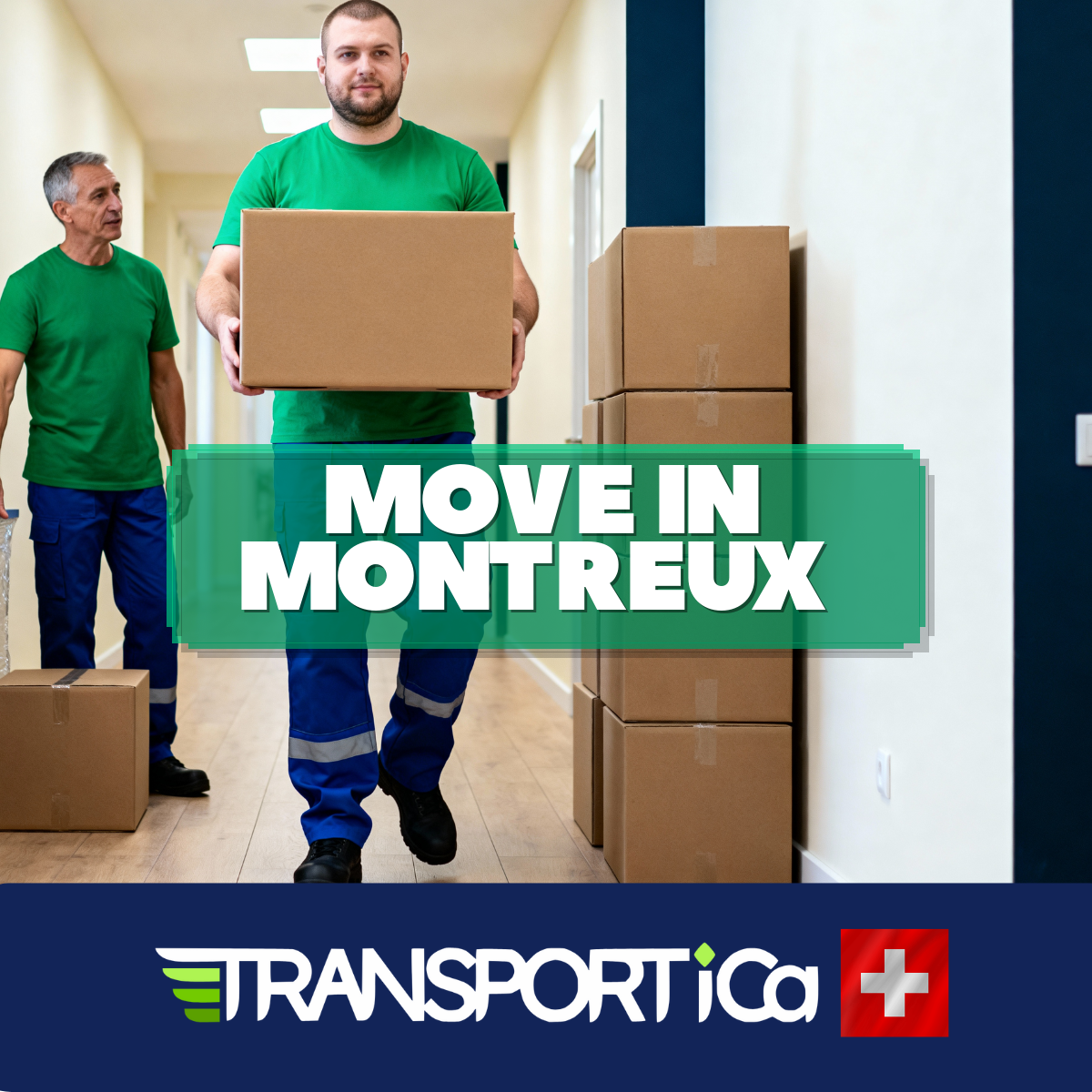 Private move / residential move in Montreux