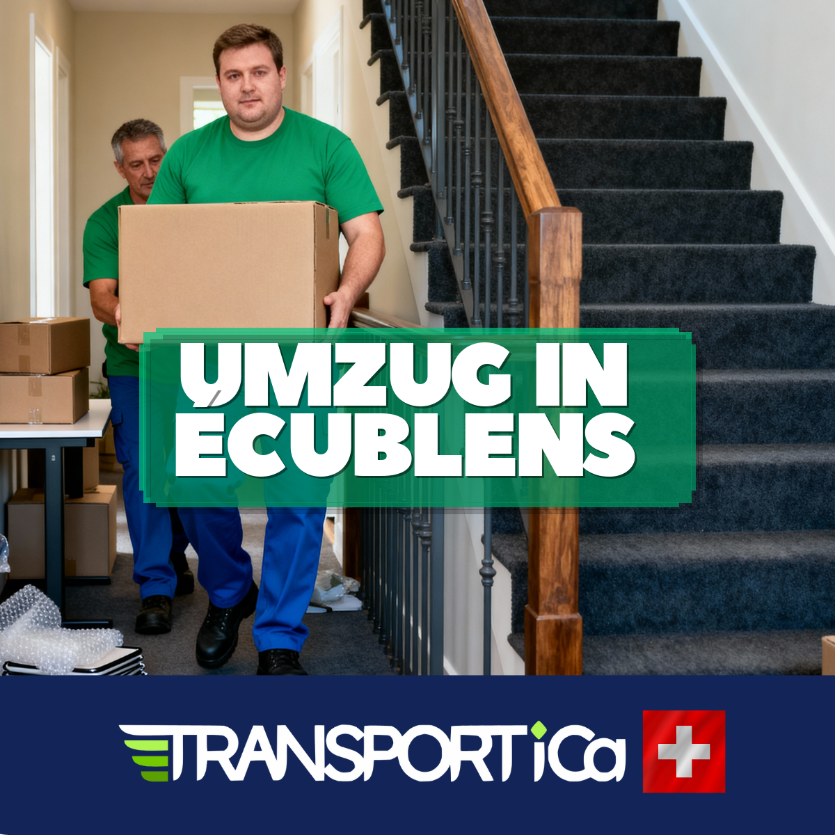 Seniorenumzug in Écublens