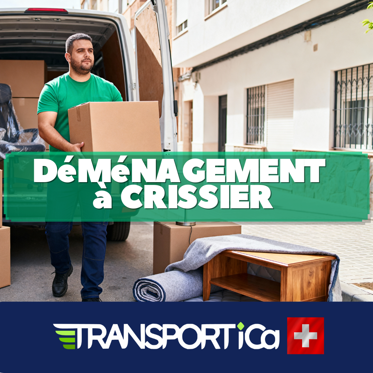 Service de déménagement à Crissier