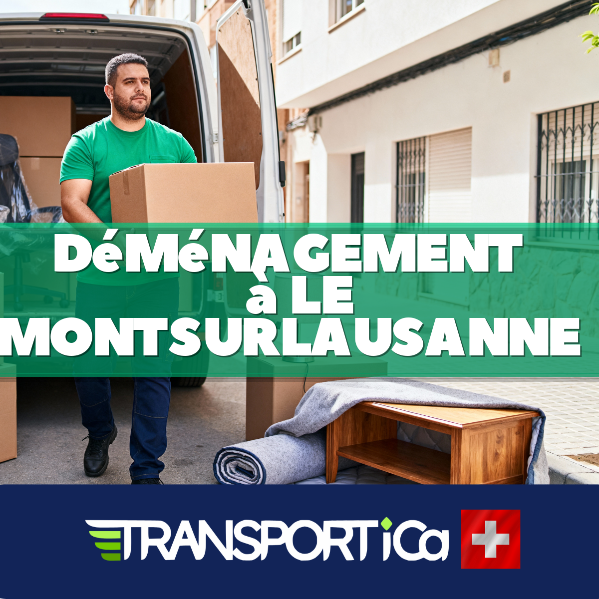 Service de déménagement à Le Mont-sur-Lausanne