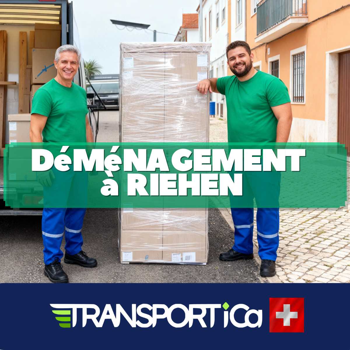 Transport de piano à Riehen