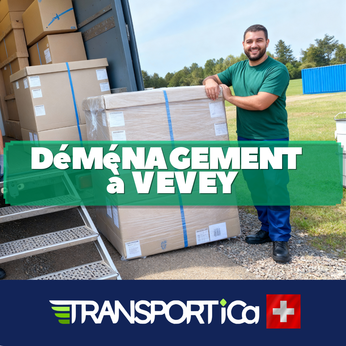 Transport de piano à Vevey