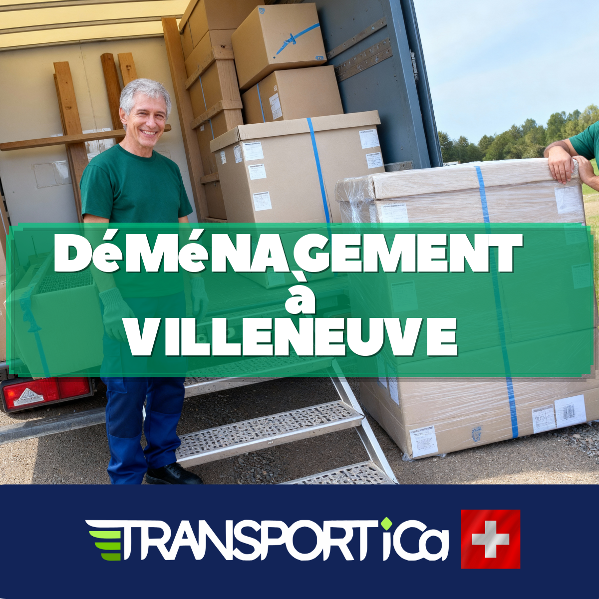 Transport de piano à Villeneuve