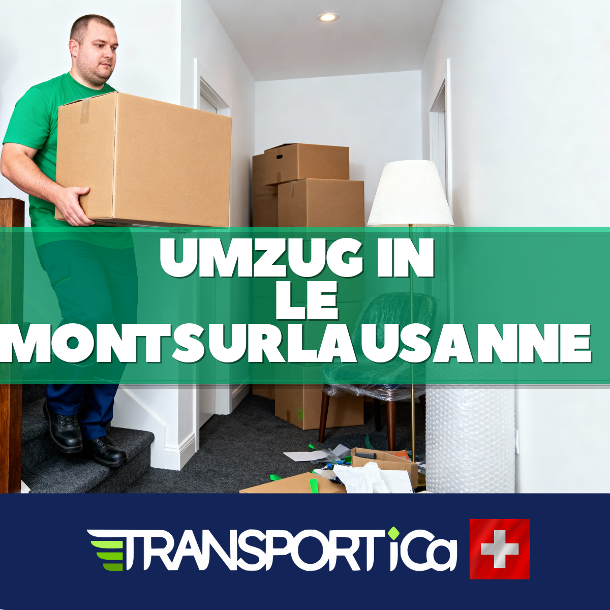 Zügelfirma in Le Mont-sur-Lausanne