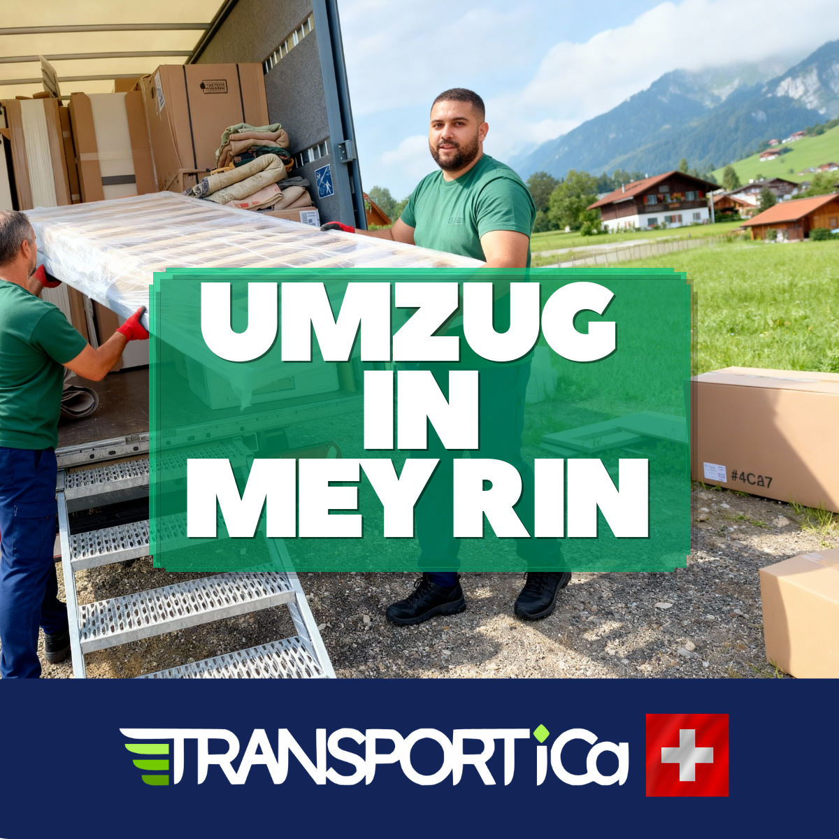 Zügelfirma in Meyrin